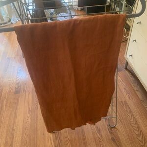 Beautiful , gently loved linen shawl / scarf